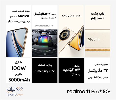 بررسی ویژگی ها و مشخصات فنی گوشی realme 11 pro+ 5G
