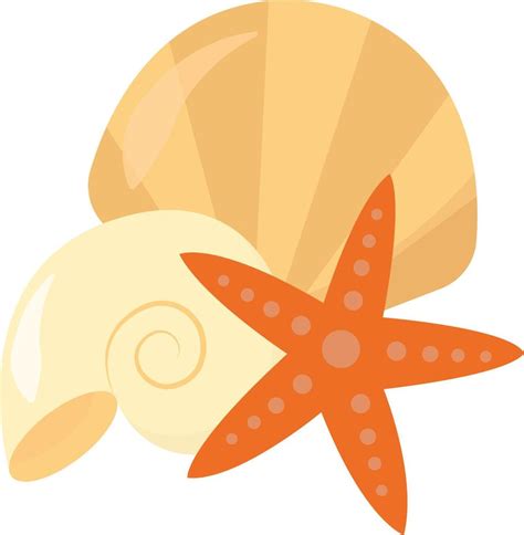 Cartoon Sea Shells 13823611 Vector Art At Vecteezy