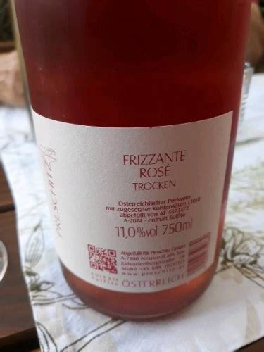 Preschitz Frizzante Rosé Trocken Vivino US