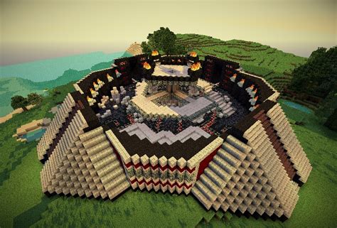 Minecraft Pvp Arena Fire Minecraft Map