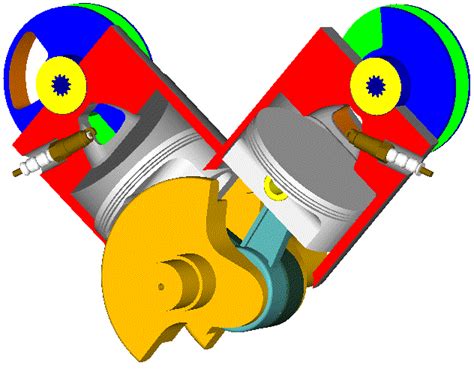 2 Stroke Engine Animation