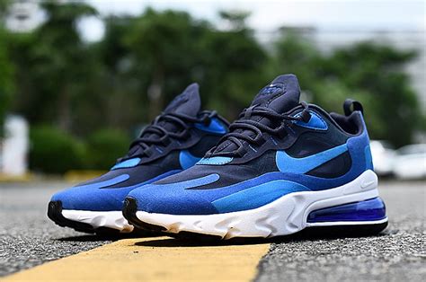 Buty Damskie Nike Air Max 270 React Ao4971 400 “blue Void Nike Air Max 270 React Nike Jordan