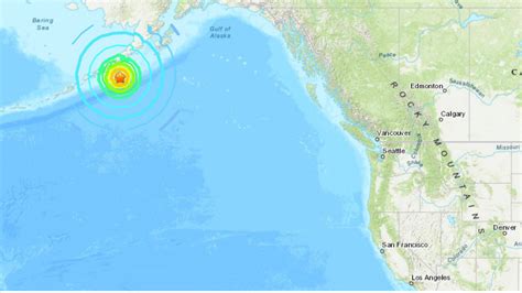 Tsunami Warning Alaska Earthquake Today Tsunami Warning Issued After