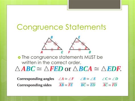 PPT - Congruent Triangles PowerPoint Presentation - ID:2837650