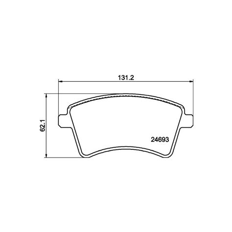 Remblokken Set Db Hella Pagid Gmbh Voor O A Mercedes Benz