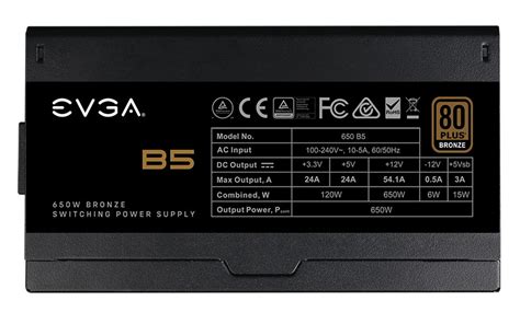 EVGA 650 B5 Alimentation PC LDLC Muséericorde