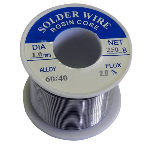 1mm 6040 Solder 250 Gram Rhino Electricians Tools