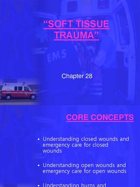 Emergency Care For Soft Tissue Injuries A Guide To Assessment And