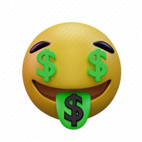 Money Mouth Face Emoji 3d Illustration Download On Iconfinder