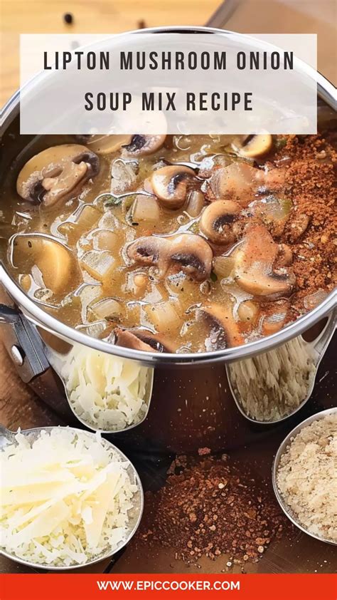 Lipton Mushroom Onion Soup Mix Recipe Epic Cooker