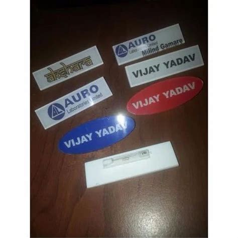 Name Print Office Name Badges at Rs 15/piece in Mumbai | ID: 15966916733