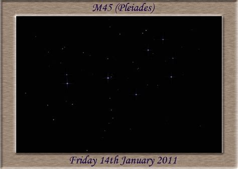 M Pleiades Imaging Deep Sky Stargazers Lounge