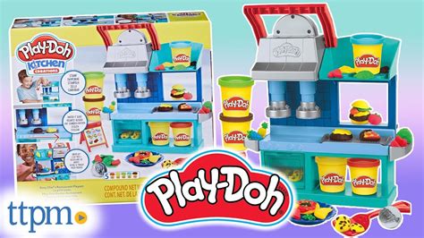 Play Doh Kitchen Creations Busy Chef S Restaurant Playset YouTube