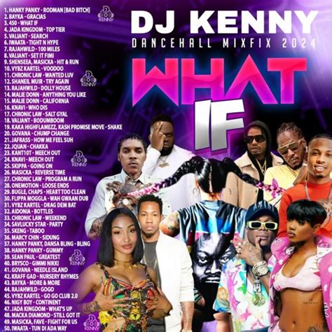 Stream DJ KENNY WHAT IF DANCEHALL MIXFIX 2024 by DJ KENNY A-MAR SOUND | Listen online for free ...