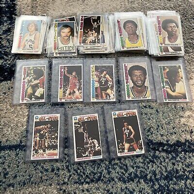 1976 77 Topps Basketball Complete Set 1 144 Julius Erving Pete