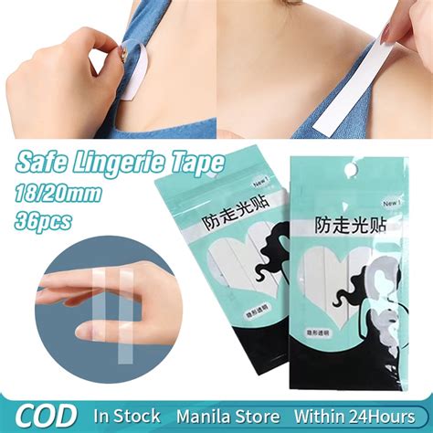 Pcs Adhesive Safe Lingerie Tape Medical Clothing Body Double Sided