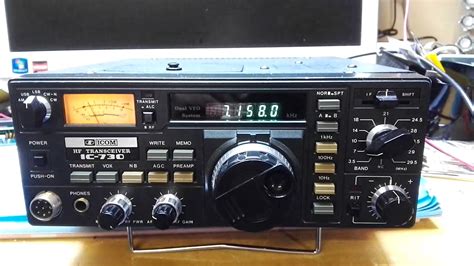 Icom IC 730 HF Transceiver YouTube