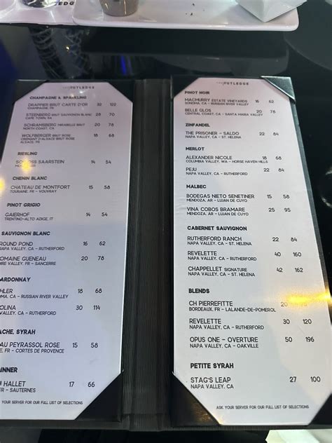 The Rutledge Downtown Nashville Menu (Updated for 2025)