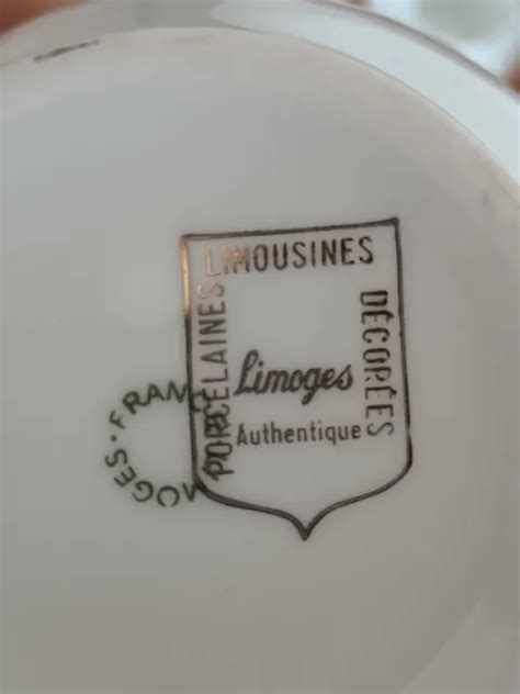 ANCIEN SERVICE A the porcelaine de limoges époque fin xix Emme EUR 650