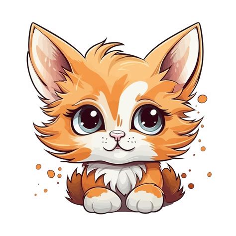 Premium Vector Cute Cat Vector Illustration