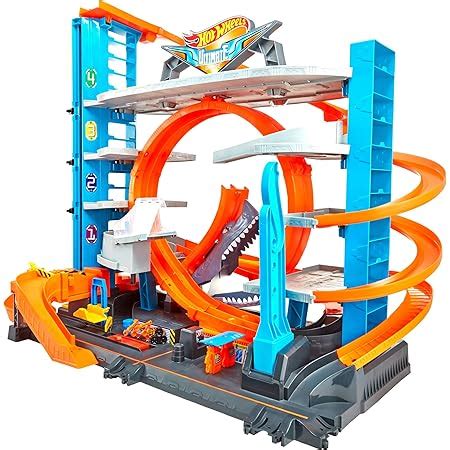 Mattel W3411 Hot Wheels Looping Megapark Rennbahn Amazon De Spielzeug