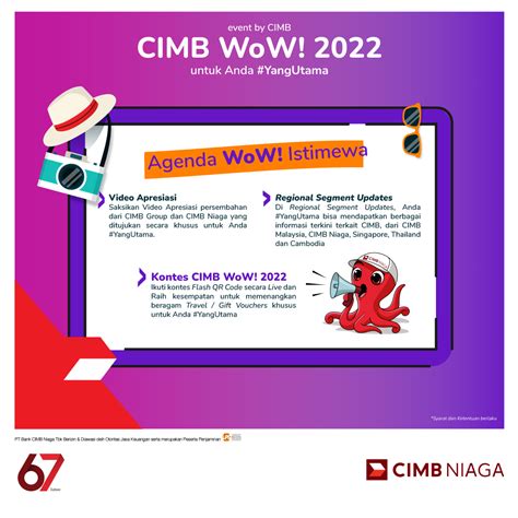 Cimb Niaga On Twitter Cimb Wow Adalah Salah Satu Bentuk Acara