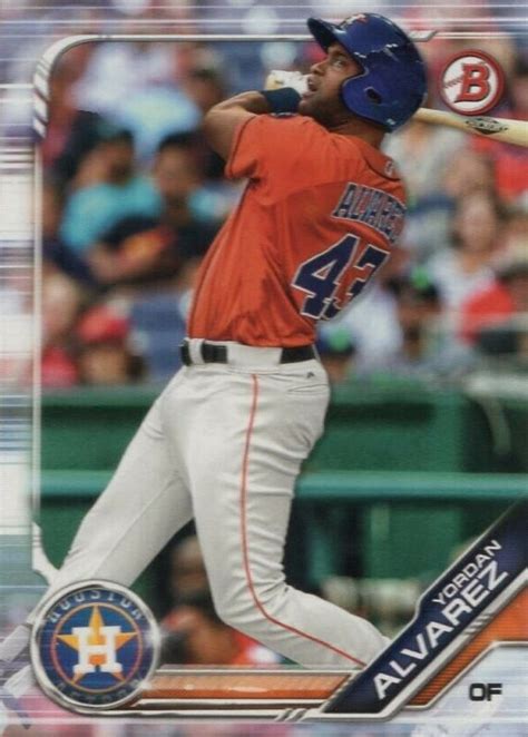 Yordan Alvarez 2019 Bowman BP 123 Paper Prospects Price Guide Sports