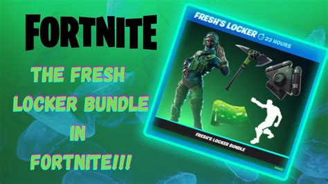 Fresh Locker Bundle In Fortnite Youtube