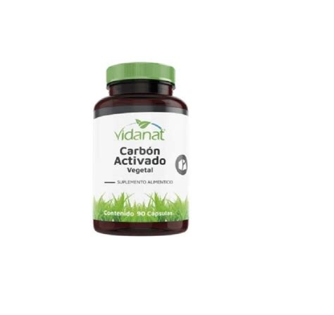 Vidanat Carbon Activado Vegetal Desintoxica Reduce Gases Chutamax