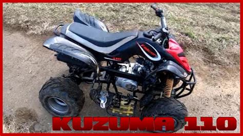 Having Fun On A Chinese Atv Kuzuma Falcon 110 Youtube