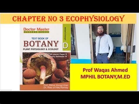 Ecophysiology Chap Lec Ppt Lecture By Prof Waqas Ahmed According