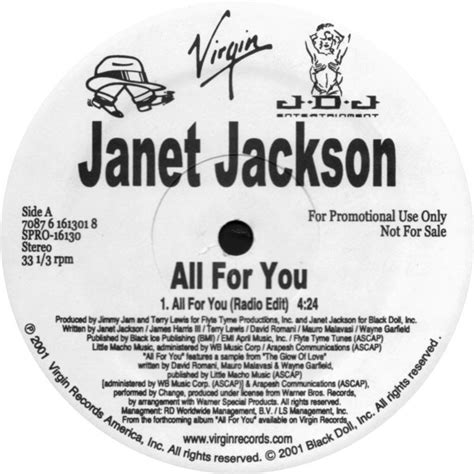 Janet Jackson All For You Vinyl Records Lp Cd On Cdandlp