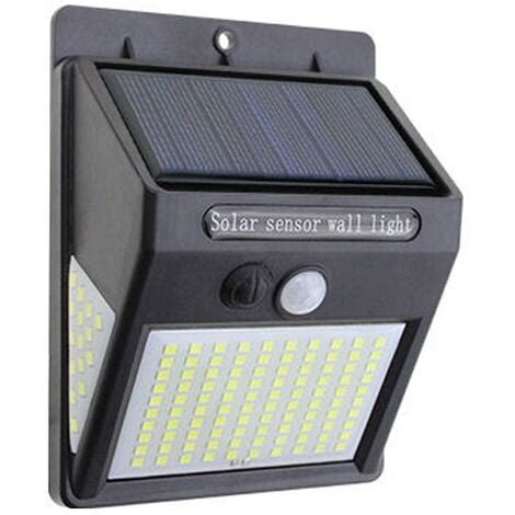 MINKUROW 100 Led De Tres Lados Luz Exterior Con Sensor De Movimiento