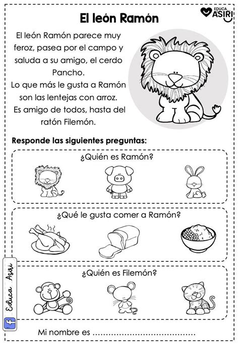 Lecturas De ComprensiÓn Para Inicialpágina02 Imagenes Educativas