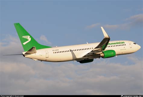 EZ A004 Turkmenistan Airlines Boeing 737 82K WL Photo By Kivanc Ucan