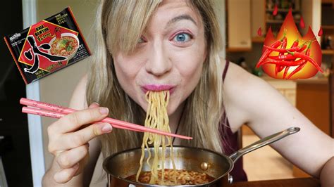 Vegan Spicy Noodle Challenge Spicy Ramen Mukbang Extreme Spicy