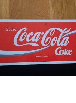 tableau ardoise publicitaire Coca Cola vintage décoration Luckyfind