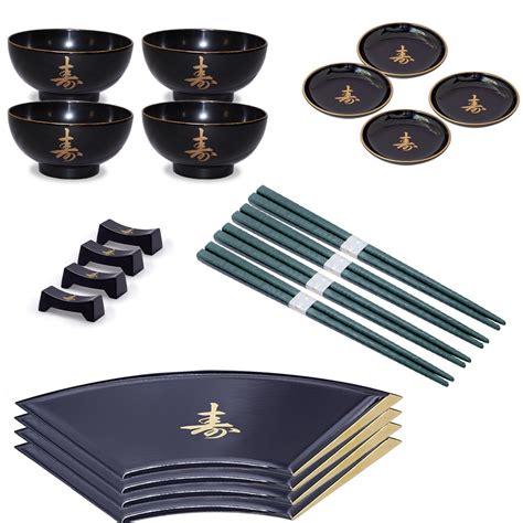 Kit Oriental Japonês Jantar Para 4 Pessoas Servir Submarino