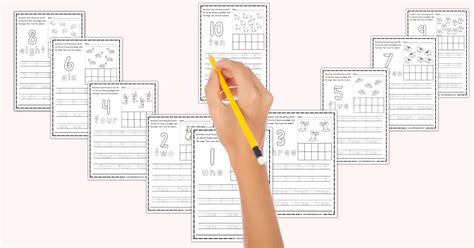 Get Your Kids Ready For Math: FREE Preschool Number Tracing Worksheets. 