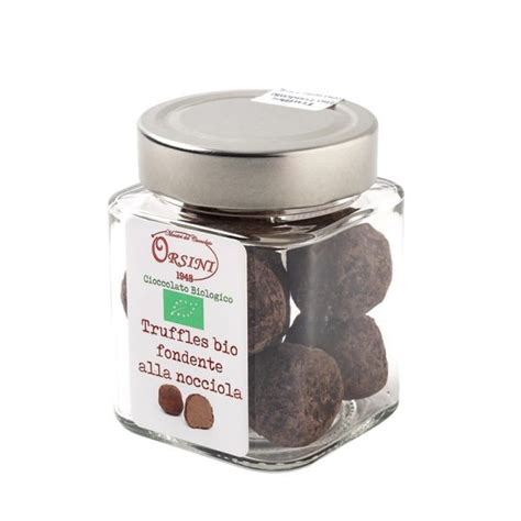 Bio Tartufi Fondenti Alla Nocciola 150gr Cioccolato Orsini