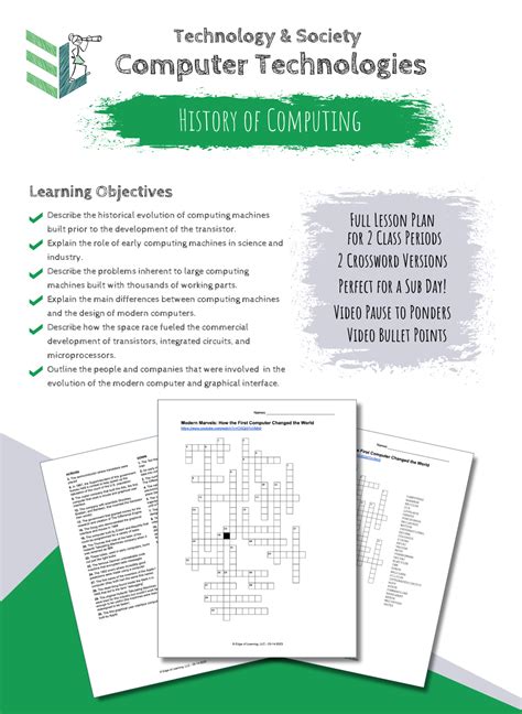 Computer Technologies: History of Computing - Edge of Learning