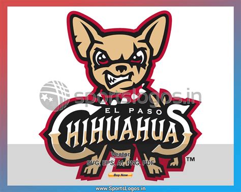 El Paso Chihuahuas - Baseball Sports Vector SVG Logo in 5 formats