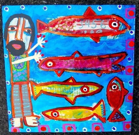 Tracey Ann Finley Original Outsider Raw Brut Folk Painting Hippie Hand