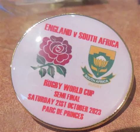 England V South Africa Rugby World Cup 2023 Semi Final White Coloured