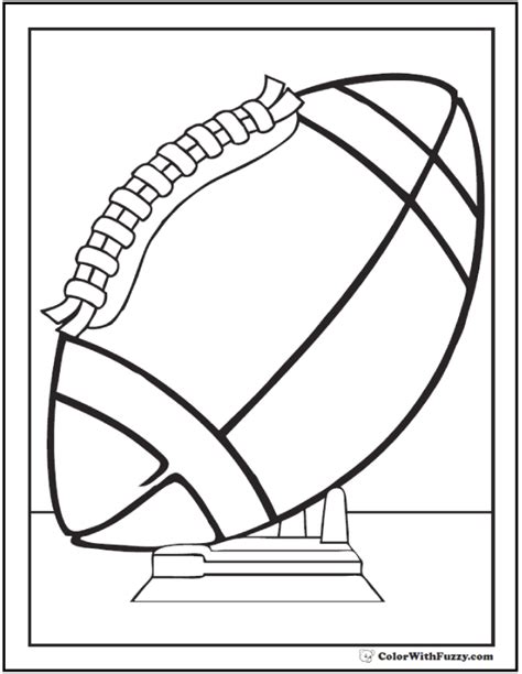 33+ Football Coloring Pages Quarterbacks, Receivers, Running-backs!