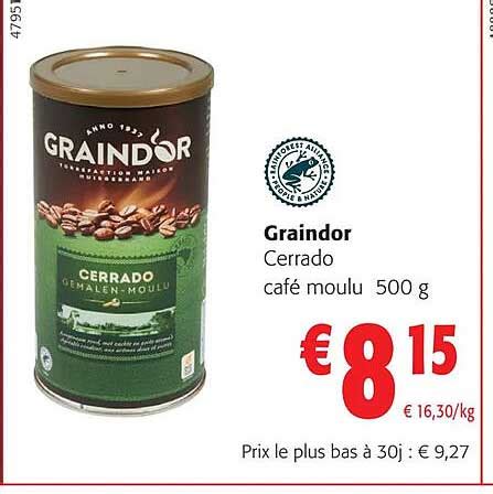 Promo Graindor Cerrado Caf Moulu Chez Colruyt Icatalogue Fr