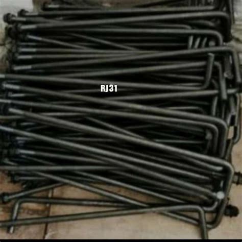 Jual Angkur Besi Hitam Anchor Bolt L 25 Mm X 70 Cm Di Seller Himaga