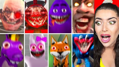 Top Craziest Jumpscares Ever Grimace Shake Garten Of Banban Choo