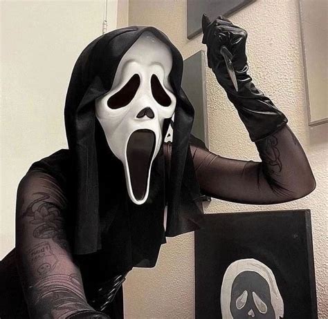 Pin On Ghost Female Ghostface Costume Character Halloween Costumes