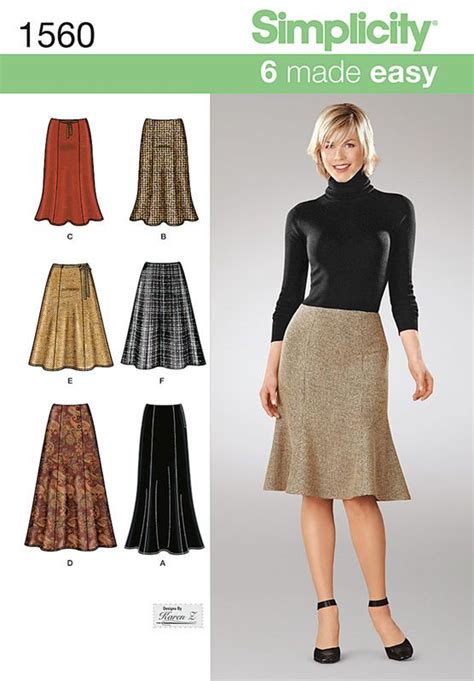 Simplicity 6 8 10 12 Misses Skirts Pants At Skirt Patterns Sewing Skirt Pattern